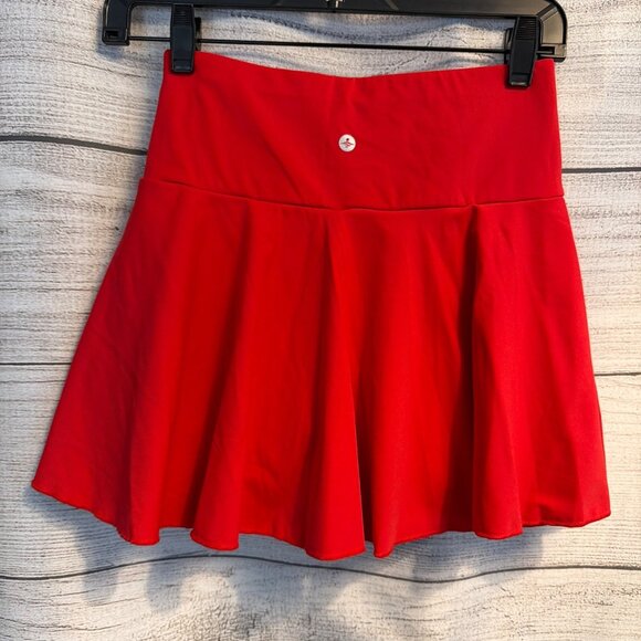 Halara Red Athletic Skort With Built-In Shorts Size XS - Picture 3 of 4